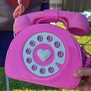 Sugar Thrillz Pink Heart Dial Handbag